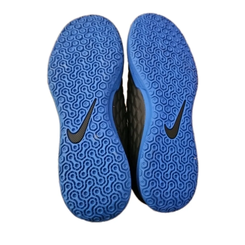 Nike Mens Black And Blue HypervenomX Phade Indoor Soccer Cleats New 11IC 6.5